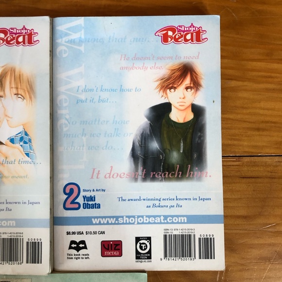 We Were There Manga Volume 1, 2, & 3 Yuki Obata Shojo Beat Drama Romance Life - Picture 7 of 14